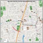 MBTA Malden Neighborhood Map